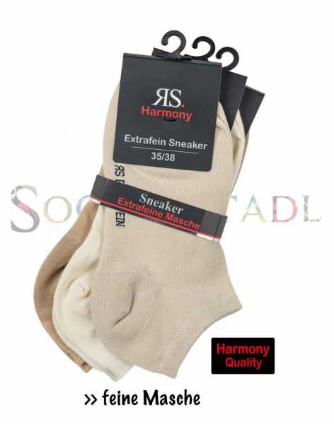 Sneaker Socken für Damen ®‚ Harmony | beige